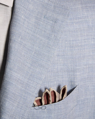 Canali Linen  Wool Elegant Summer Travel Suit Light Blue 4 9154