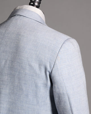 Canali Linen  Wool Elegant Summer Travel Suit Light Blue 6 9157