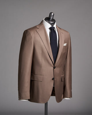 Canali Super 130s Wool Taupe Suit Taupe 4 10068