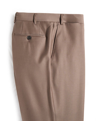 Canali Super 130s Wool Taupe Suit Taupe 5 8762