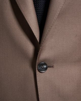 Canali Super 130s Wool Taupe Suit Taupe 7 10071
