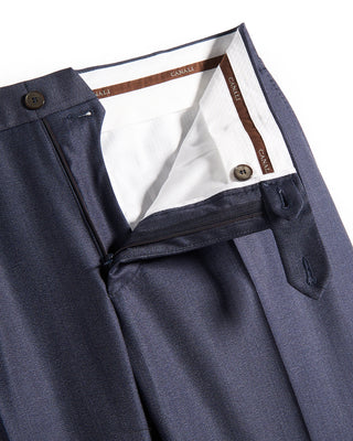 Canali Wool  Cashmere Travel Suit Navy 2 9473