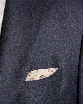 Canali Wool  Cashmere Travel Suit Navy 5 9164