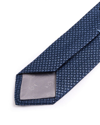 Dion Silk Woven Jacquard Arrows Tie Blue 1 4645