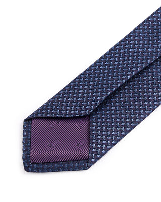 Dion Silk Woven Jacquard Arrows Tie Purple 1 4639