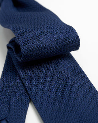 Dion Silk Grenadine Necktie Blue  1
