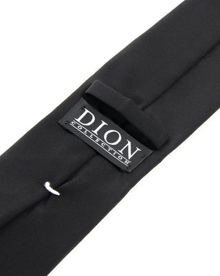 Dion Satin Silk Necktie Black 2 10317