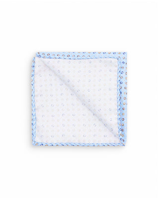 Dion Sky Ring Dot Silk Pocket Square Sky Ring Dot 1 10093