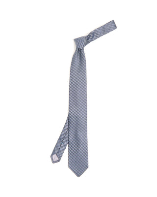 Dion Navy Honeycomb Silk Tie Navy Honeycomb 10180