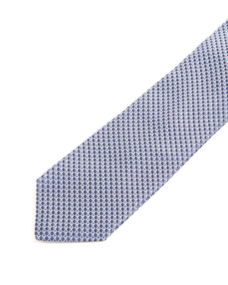 Dion Navy Honeycomb Silk Tie Navy Honeycomb 1 10324