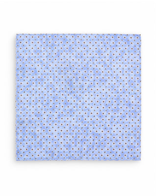 Dion Sky Micro Floral Silk Pocket Square Sky Micro Floral 2 10156