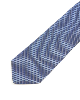 Dion Navy Micro Basketweave Silk Tie Navy Micro Basketweave 3 10276