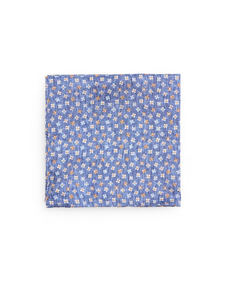 Dion Royal Gold Cross Silk Pocket Square Royal Gold Cross 10112