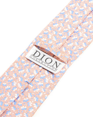 Dion Cascading Daisy Silk Tie Melon 1 10253