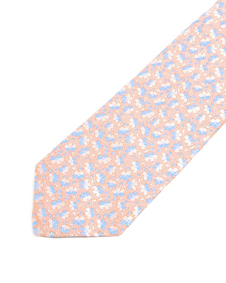 Dion Cascading Daisy Silk Tie Melon 2 10254