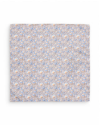 Dion Smoke Blue Floral Silk Pocket Square Smoke Blue Floral 2 10160