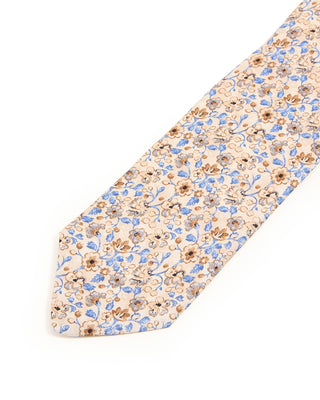 Dion Sand Floral Silk Tie Sand Floral 1 10243