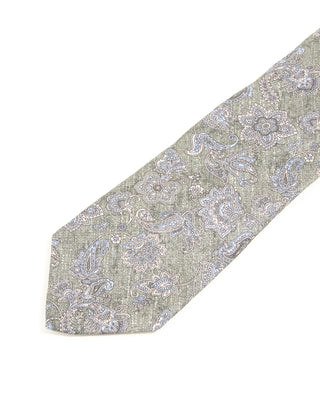 Dion Charcoal Blue Paisley Silk Tie Charcoal Blue Paisley 2 10306