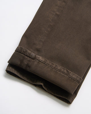 AG Jeans Tellis Deep Woodland Sateen Cotton 5 Pocket Pants Brown 871