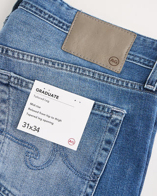 AG Jeans Ventana Graduate Relaxed Fit Denim Jeans Blue 2 1990