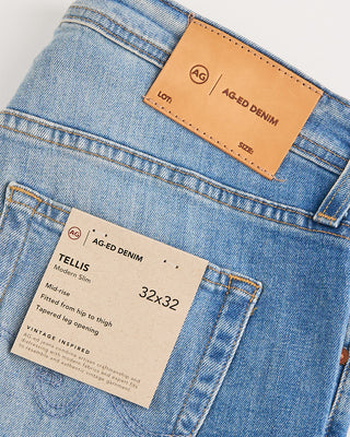 AG Jeans 21 Years Pacifico Tellis Regular Slim Fit Denim Jeans Blue 5 2000