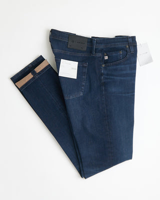 8032i4 AG Jeans Dylan 3 Years Wiltern Washed Denim Jeans Indigo 0 8