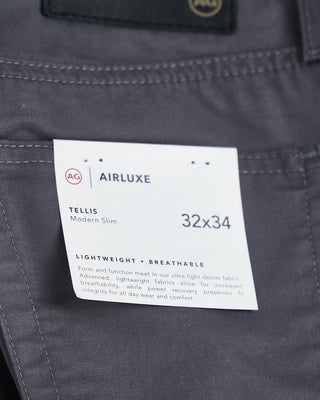 AG Jeans Tellis Folkestone Grey Air Luxe Pants Grey 0 6