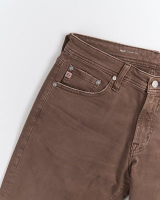 0731i2 AG Jeans Tellis 7 Year Wash Sulfur Berry Brown Jeans Brown 2672 3