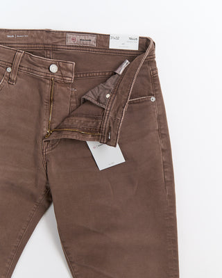 0731i2 AG Jeans Tellis 7 Year Wash Sulfur Berry Brown Jeans Brown 2672 4