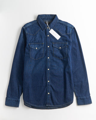 AG Jeans Aiden Western Washed Denim Shirt Indigo 1