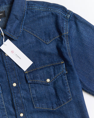 AG Jeans Aiden Western Washed Denim Shirt Indigo 2672 4