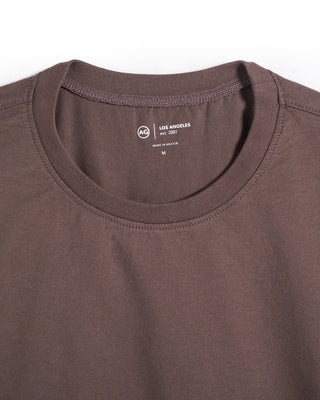 AG Jeans Bryce Crew Neck T Shirt Brown 6 6570