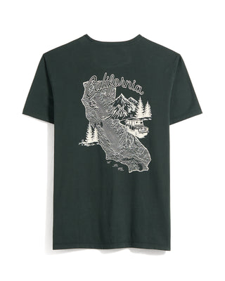 AG Jeans Bryce California Road Trip T Shirt Green 13 10606