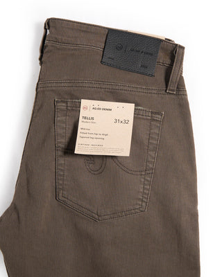 AG Jeans Tellis Bedford Corduroy Pants Brown 9 6771