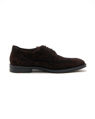 Lloyd Brogue Suede Shoes Chocolate 1 3837