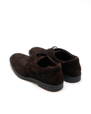 Lloyd Brogue Suede Shoes Chocolate 3 3845