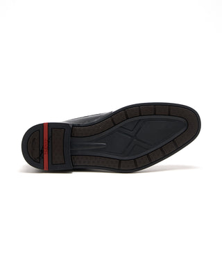 Lloyd Leather Rubber Sole Dress Shoes Black 1 3841