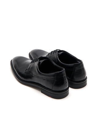 Lloyd Leather Rubber Sole Dress Shoes Black 7 3844