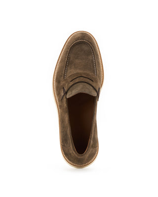 Lloyd Justin Penny Loafer Tobacco 3 9573