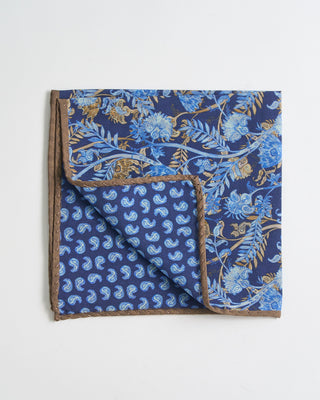 Floral/Paisley Silk Double Sided Pocket Square