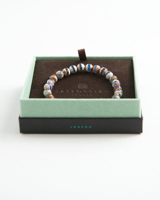 Tateossian Lhasa Graffiato Bracelet Blue  1