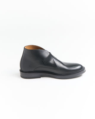 Giulio Moretti Monk Strap Leather Chukkas Black 2025