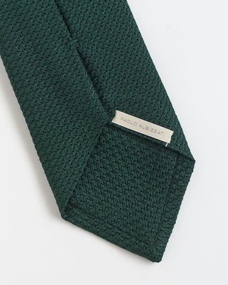 Paolo Albizzati Silk Grenadine Hand Rolled Tip Necktie Brown 402