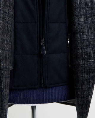 Luigi Bianchi Mantova Soft Tweed Wool Check Hybrid Sport Jacket Grey  5