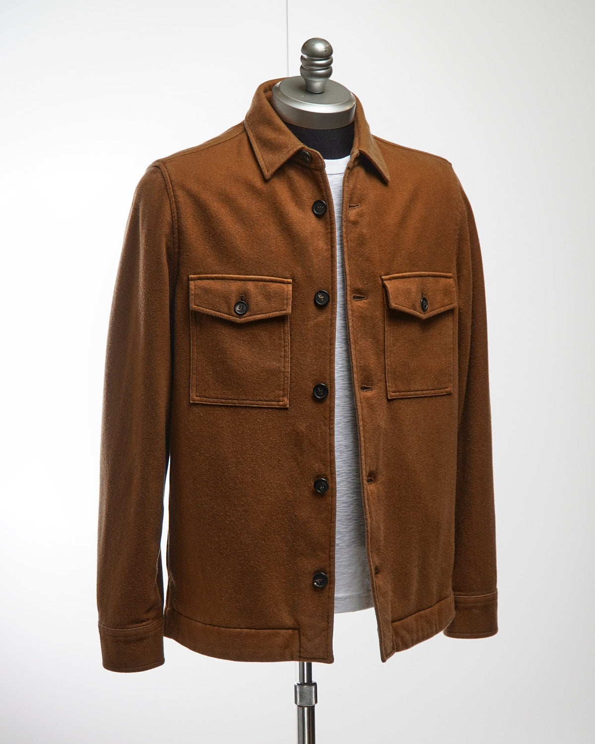 Garment Dyed 100% Cashmere Shirt Jacket – Atelier Amblers - Your Sartorial  Menswear Destination