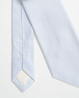 Paolo Albizzati Silk Micro Neat Tie Light Blue 0 1