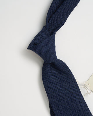 Paolo Albizzati Wool  Silk Grenadine Tie Blue 22