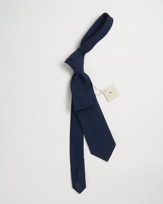 Paolo Albizzati Wool  Silk Grenadine Tie Blue 24