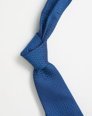 Paolo Albizzati Neat Jacquard Tie Blue 0 2