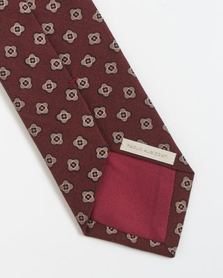 Paolo Albizzati Mini Floral Tie Rust 405